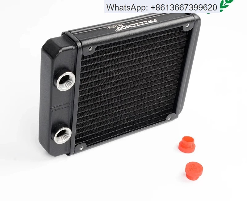 수냉식 알루미늄 라디에이터 SR-L120G14 나사형 17개웨이브 크레스트 핀