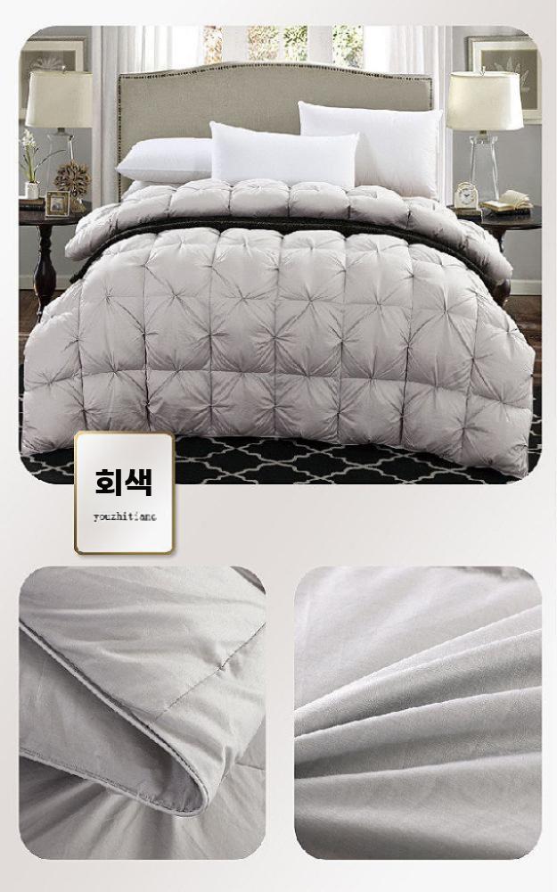 순면 다운 이불 커버 충전용 내피 방지 원단 비침 방지 - 상세 이미지 3