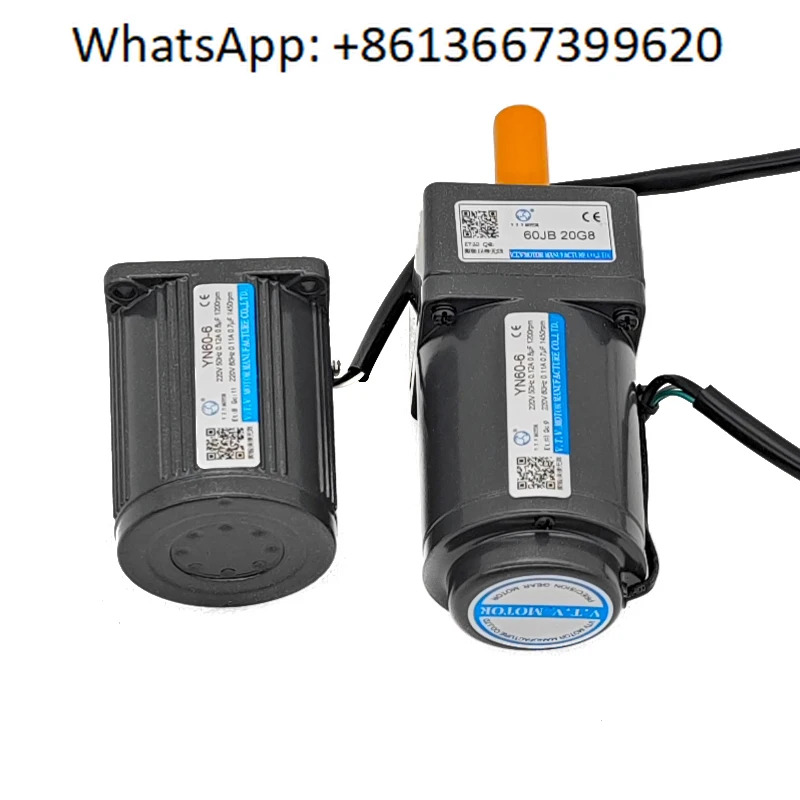 VTV 모터 YN60-6 속도조절 220V 고정 속도 60JB20 30G8 소형 마이크로 기어 감속 모터.1PCS