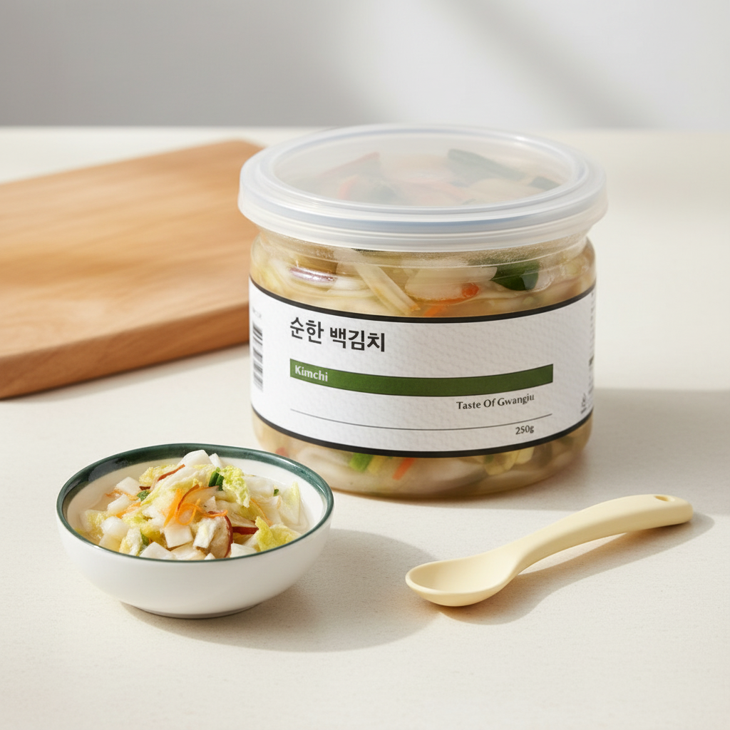 돌 아기김치 아이 어린이 유아식 백김치 반찬 배달 제품 이미지