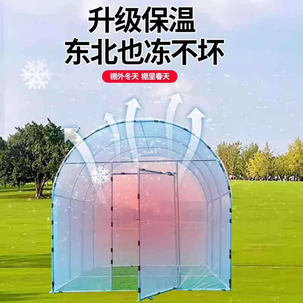 조립식 온실 하우스 대형 베란다 텃밭 화초 농막 옥상 1.5x1x2m / 3중 보온막 - 상세 이미지 3