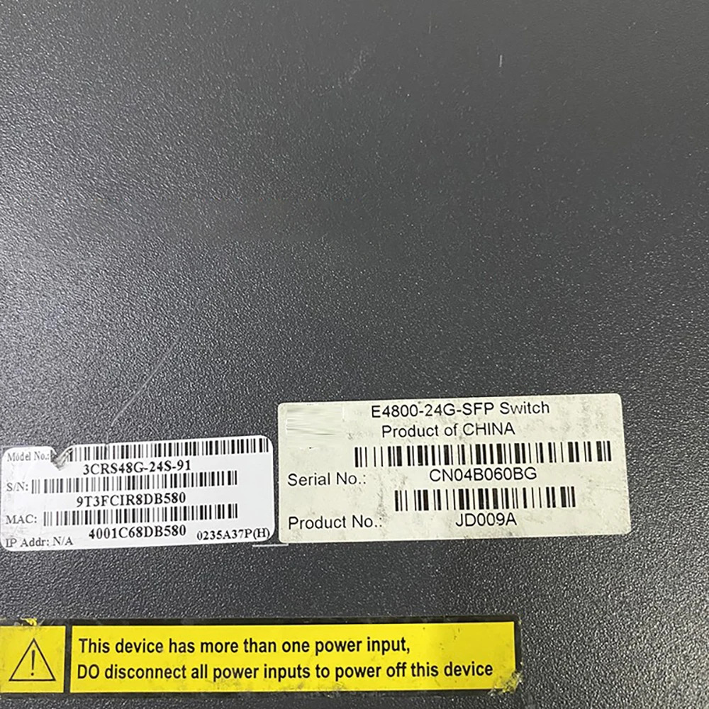 3COM 3CRS48G-24S-91 4800G 24포트 24 포트 기가비트 SFP 8 전기 스위치1개