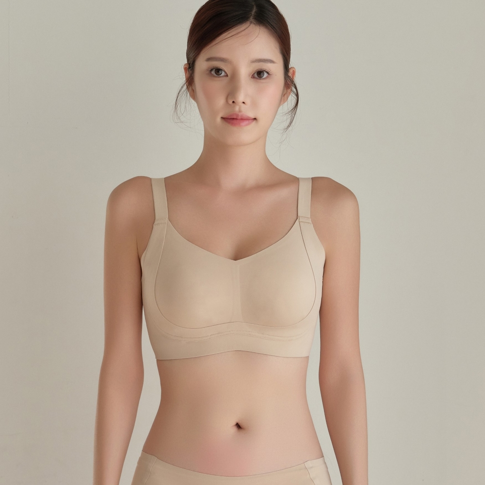 처진 가슴작아보이는 브라 큰컵 미니마이저 브라 작이지는 노패드 보정 속옷 - 상세 이미지 5