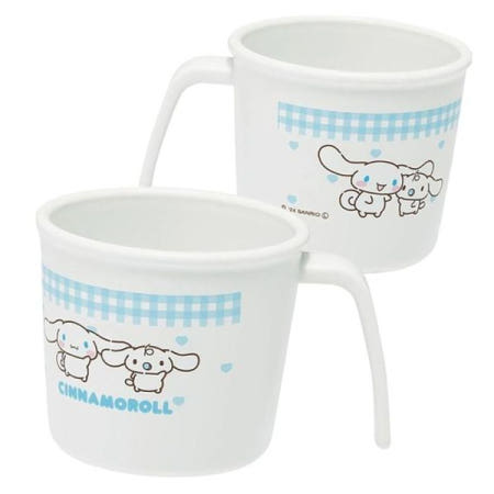 스케이터코리아 등원준비물 항균 베이비 핸들컵 시나모롤 물컵 양치컵 230ml 2P