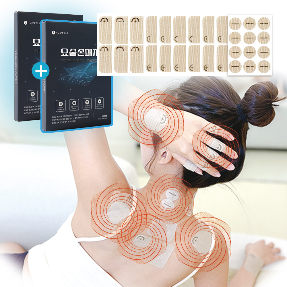 요술손 근육 관절 패치 혼합형 1+1 84매 근육통 손목파스 쿨 붙이는 파스 무릎 발목 허리 통증 동전 제품 이미지