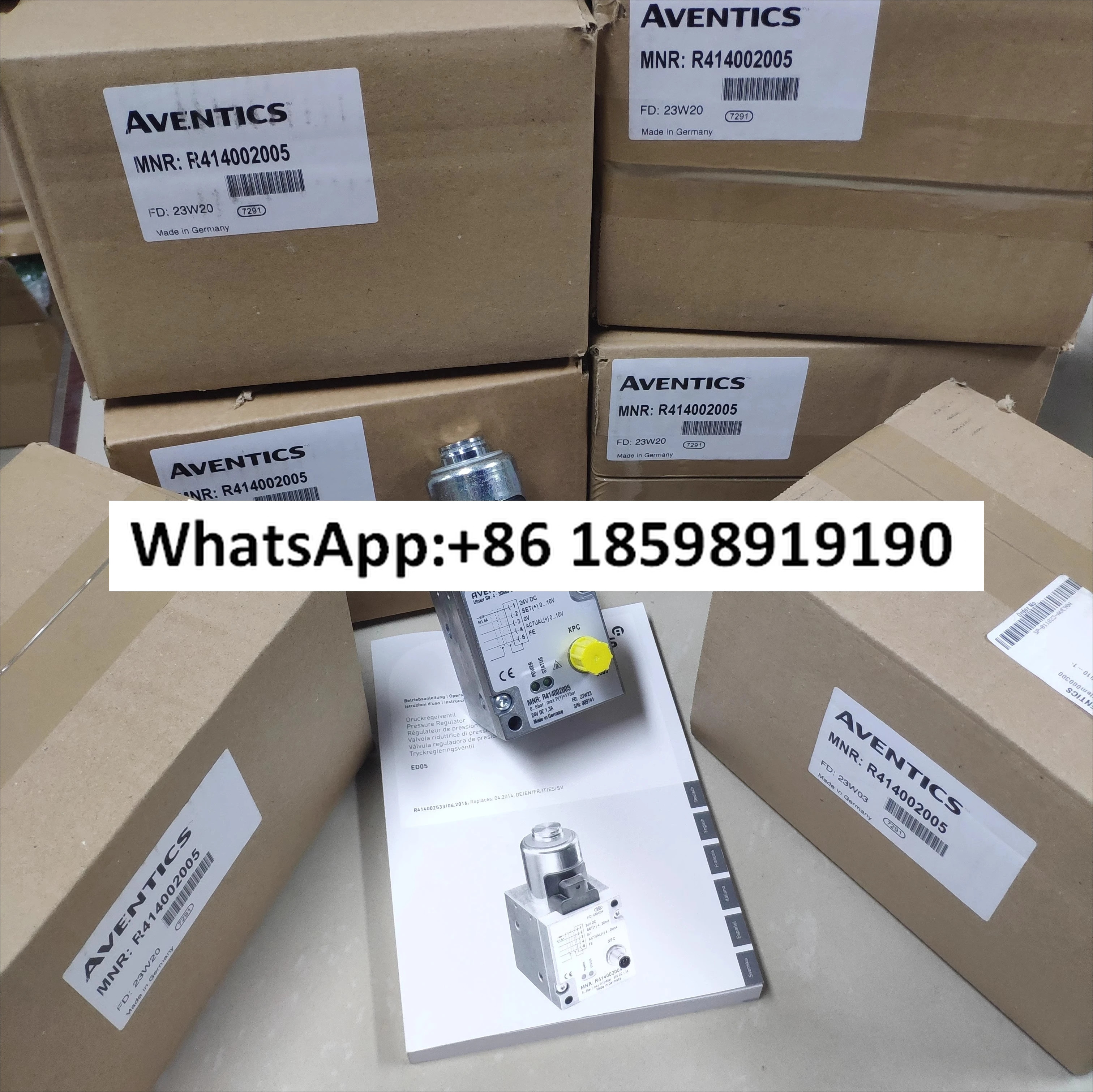 ED05 비례 밸브 R414002005 R414002004 압력 조절