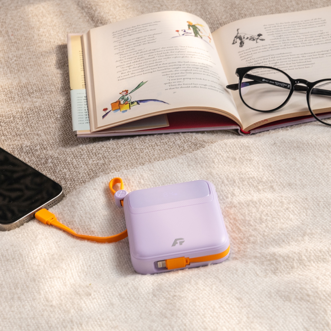 라이즈원 보조배터리 10000mah 고속충전 기내반입 여행용 일체형 휴대용보조배터리 이미지 6