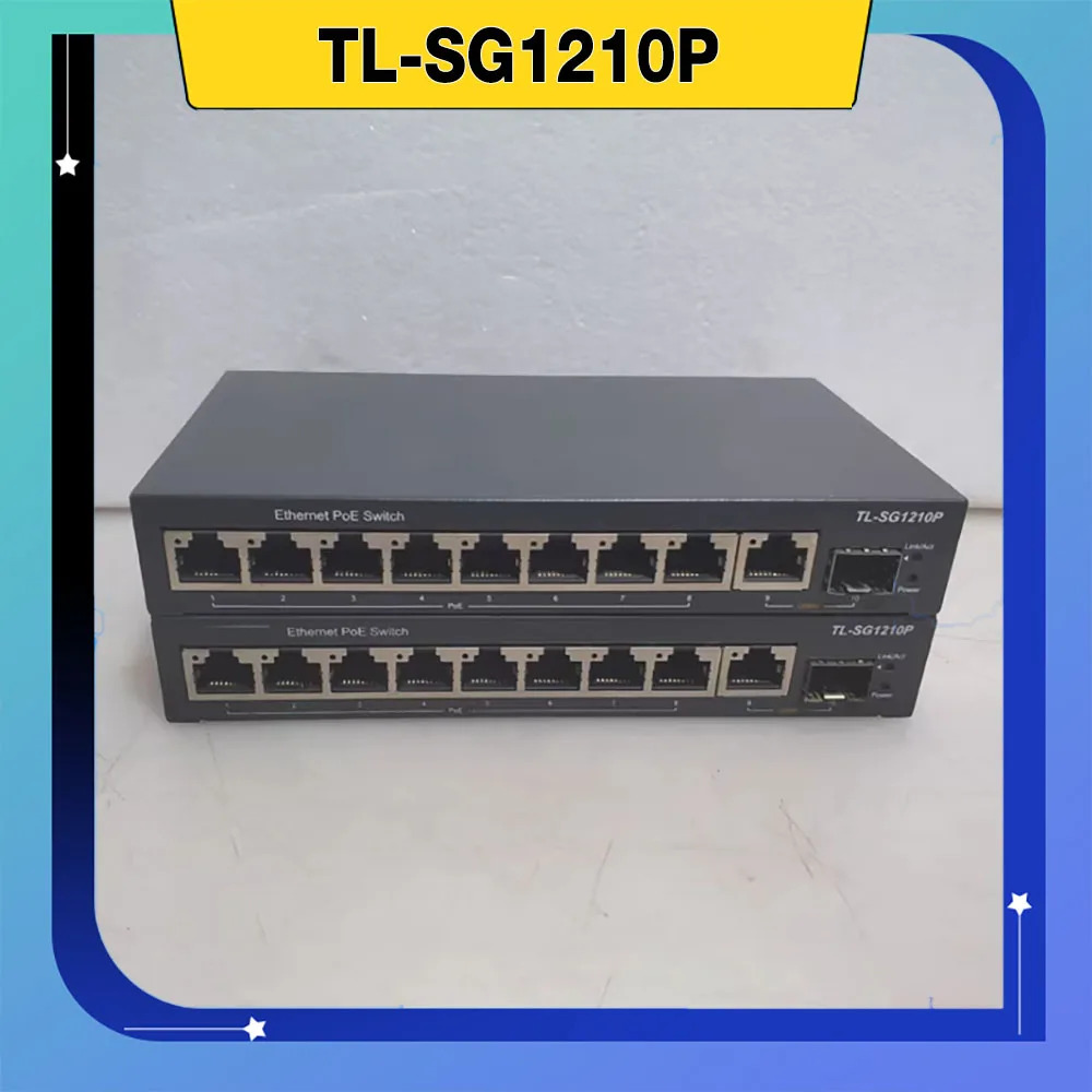 TL-SG1210P 풀 기가비트 8포트 POE 스위치