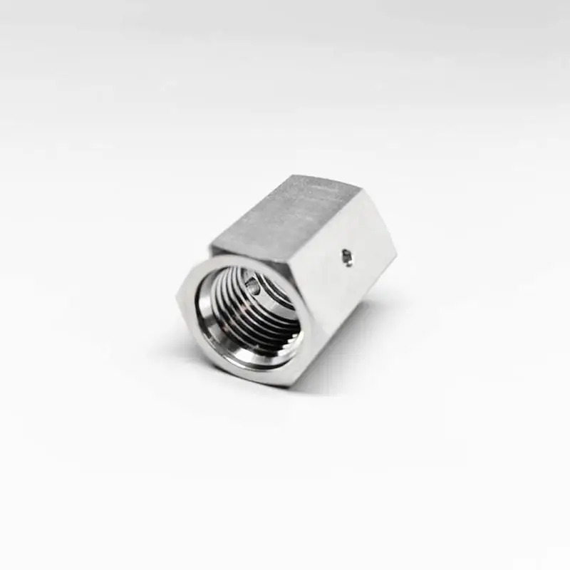 VCR1/4 더블 암컷 직결 커넥터 VCR 암수 나사 연결 너트 316L 스테인리스 스틸