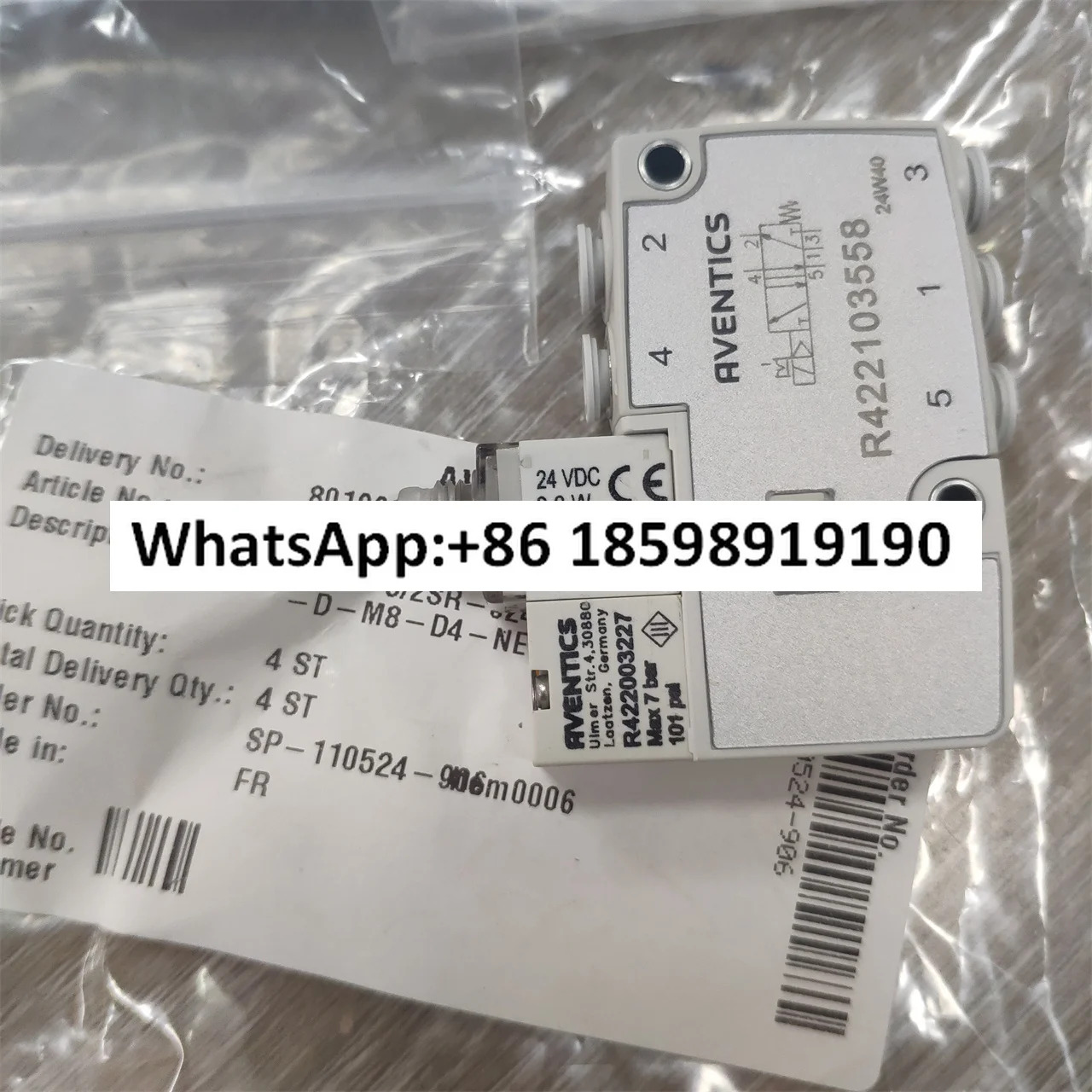 LS04 MXS 방향 밸브 R422103556 R422103558 원본