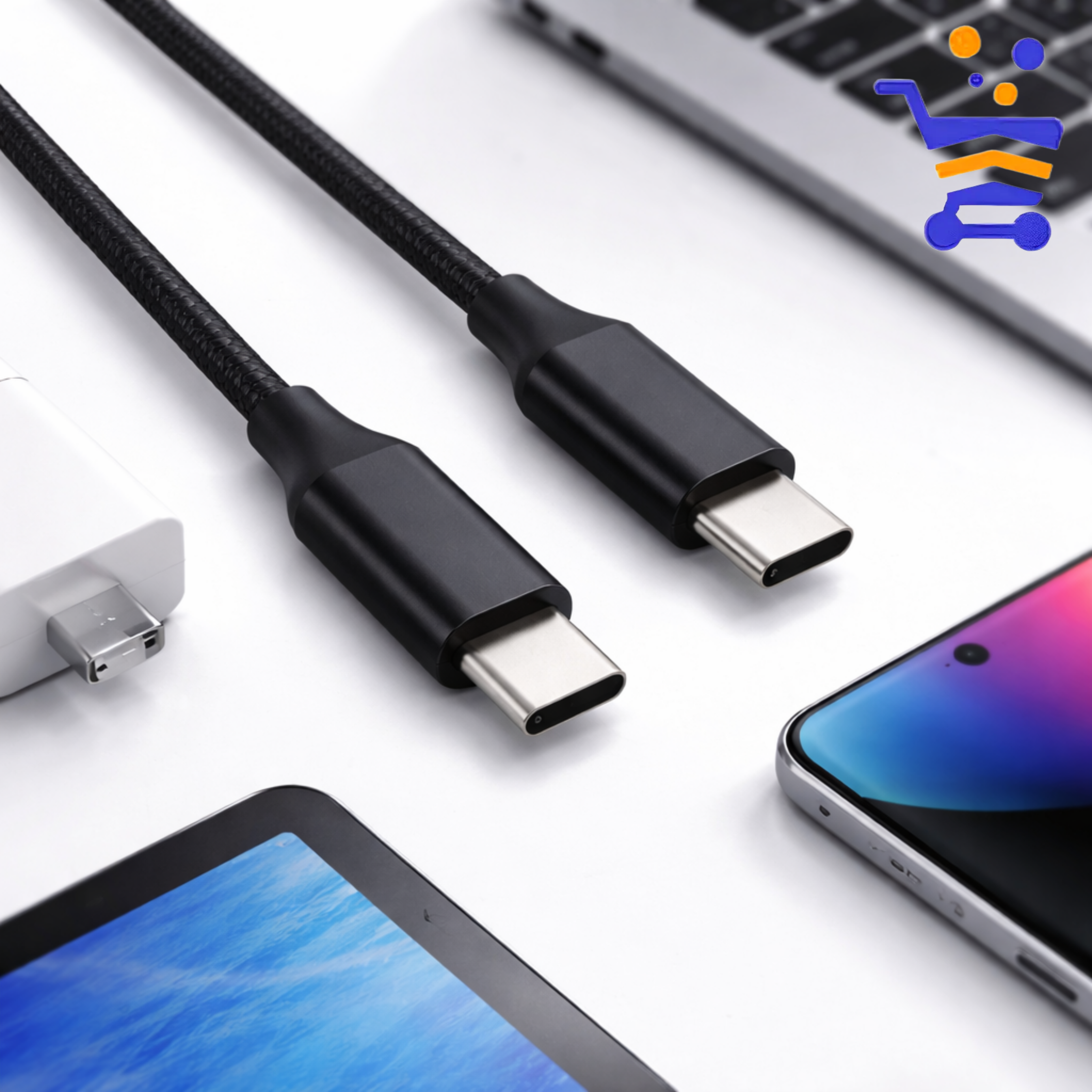 C타입 고속충전 케이블 USB 3.1 Gen2 PD C to C 노트북 스마트폰 - 상품 이미지