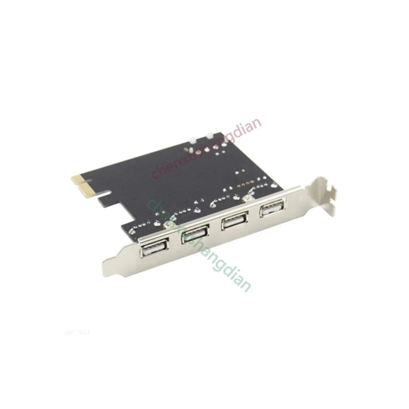 PCIE PCI-E-4 포트 USB 2.0 확장 카드 드라이브 프리 BIOS MCS9900 칩 사가능