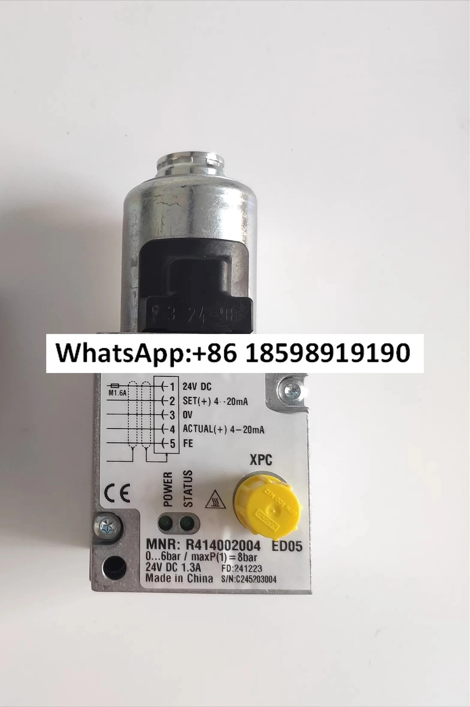 ED05 비례 밸브 R414002005 R414002004 압력 조절