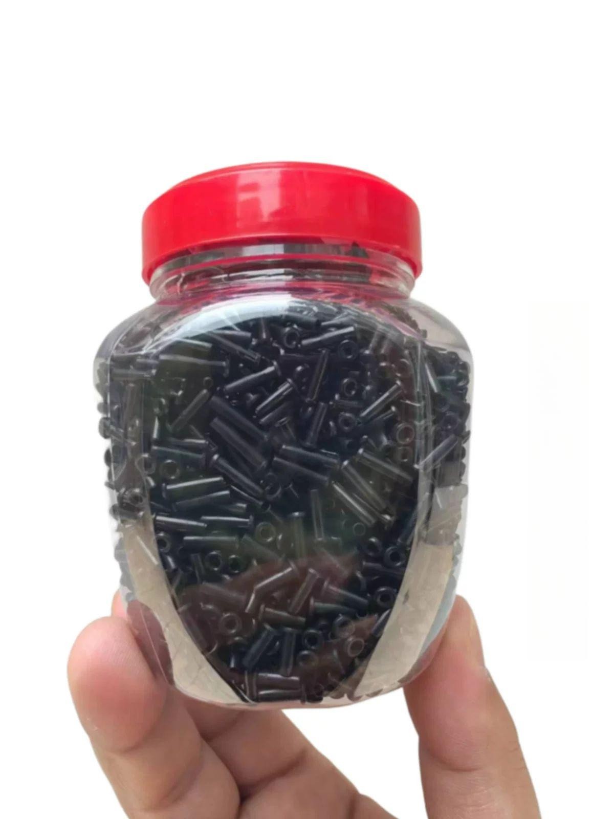 라켓 고무그로멧 그립 빠킹 교체 지주대 외줄홀 단일 실 구멍 2.1 x 6.0 - 상품 이미지