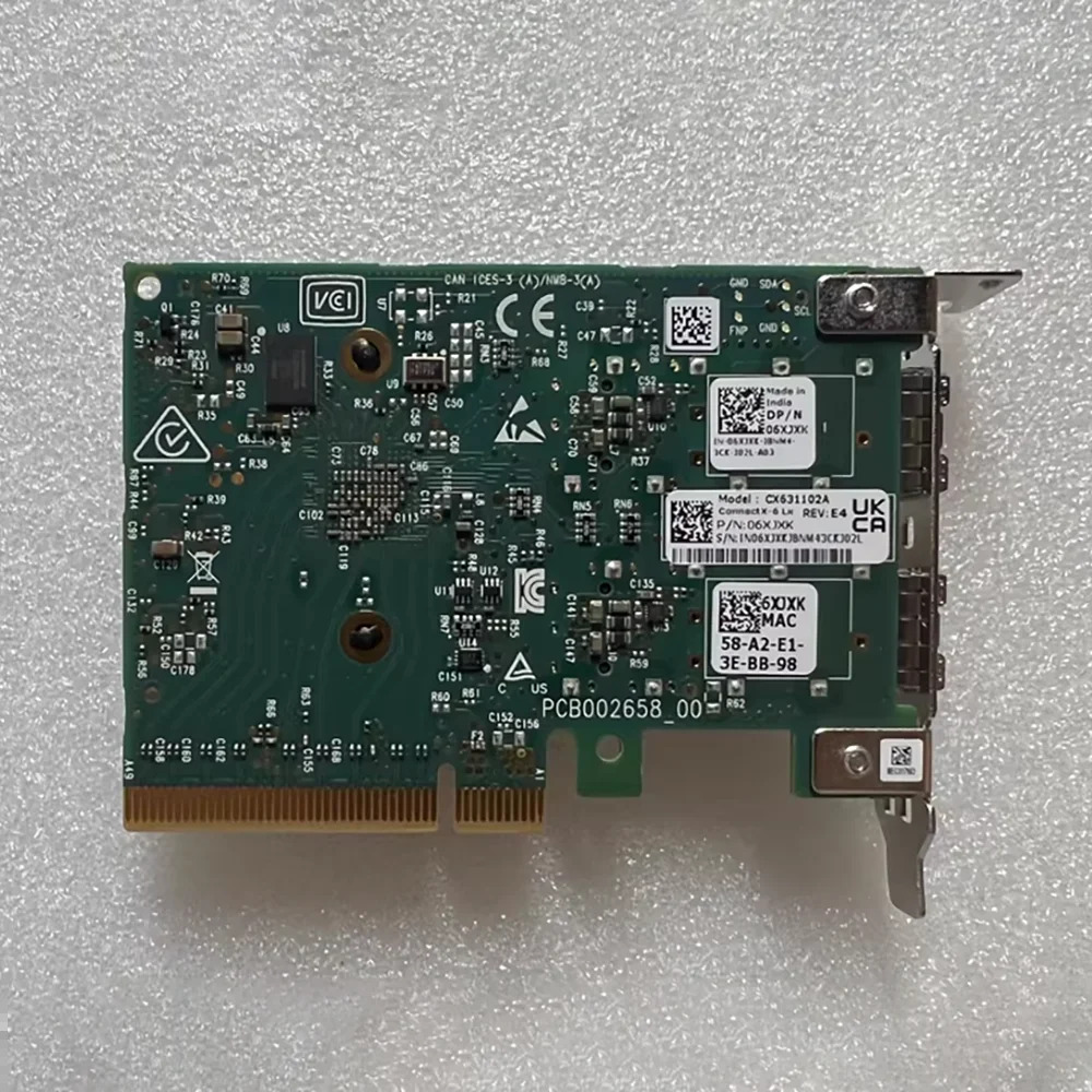Mell-anox MCX631102AN-ADAT 06XJXK R5WK9 CX631102A 25G 듀얼 포트 카드용