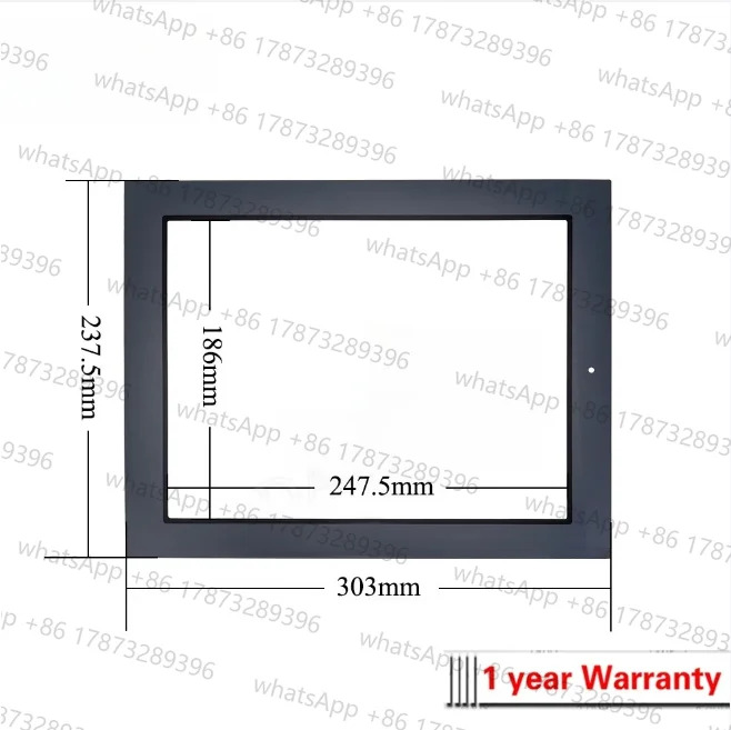 Pro-face 3180021-05 GP2601-TC11 GP2601-TC41-24V GP2601-TC41-24V-MBP 터치패드오버레이 포함터치 스크린 패널 유리 디지타이저