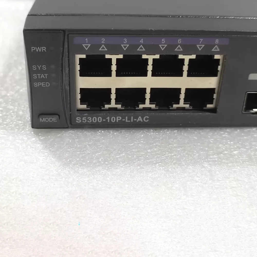 Huawei호환 S5300-10P-LI-AC 8포트 기가비트 2포트 SFP 광 포트 네트워크 데스크탑 스위치용