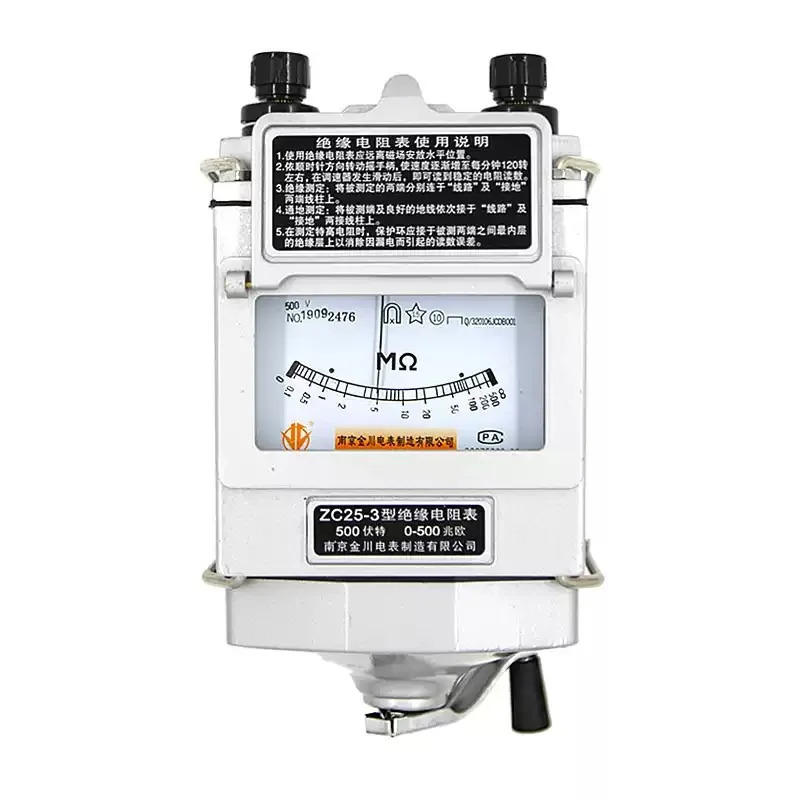 ZC25-3/-4 메가옴미터 500V/1000V 전기 기술자메가옴미터 절연 저항 테스터 2500V