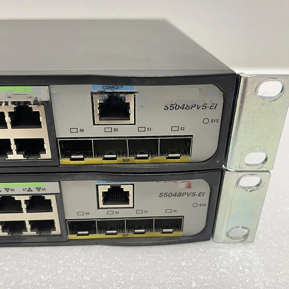 H3C S5048PV5-EI 48 기가비트 전기 포트 4 SFP 광 레이어 2 웹 네트워크 스위치