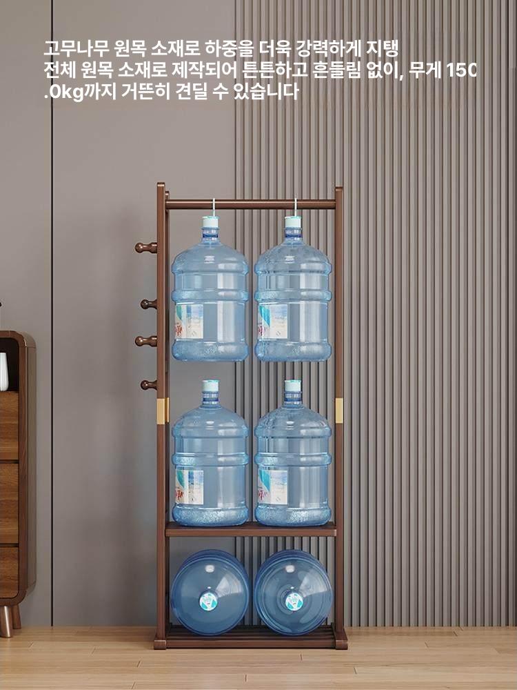 원목 옷걸이 틈새 침실 드레스룸 사무실 행거 두꺼워진 모델 10년 3단 A - 상세 이미지 4