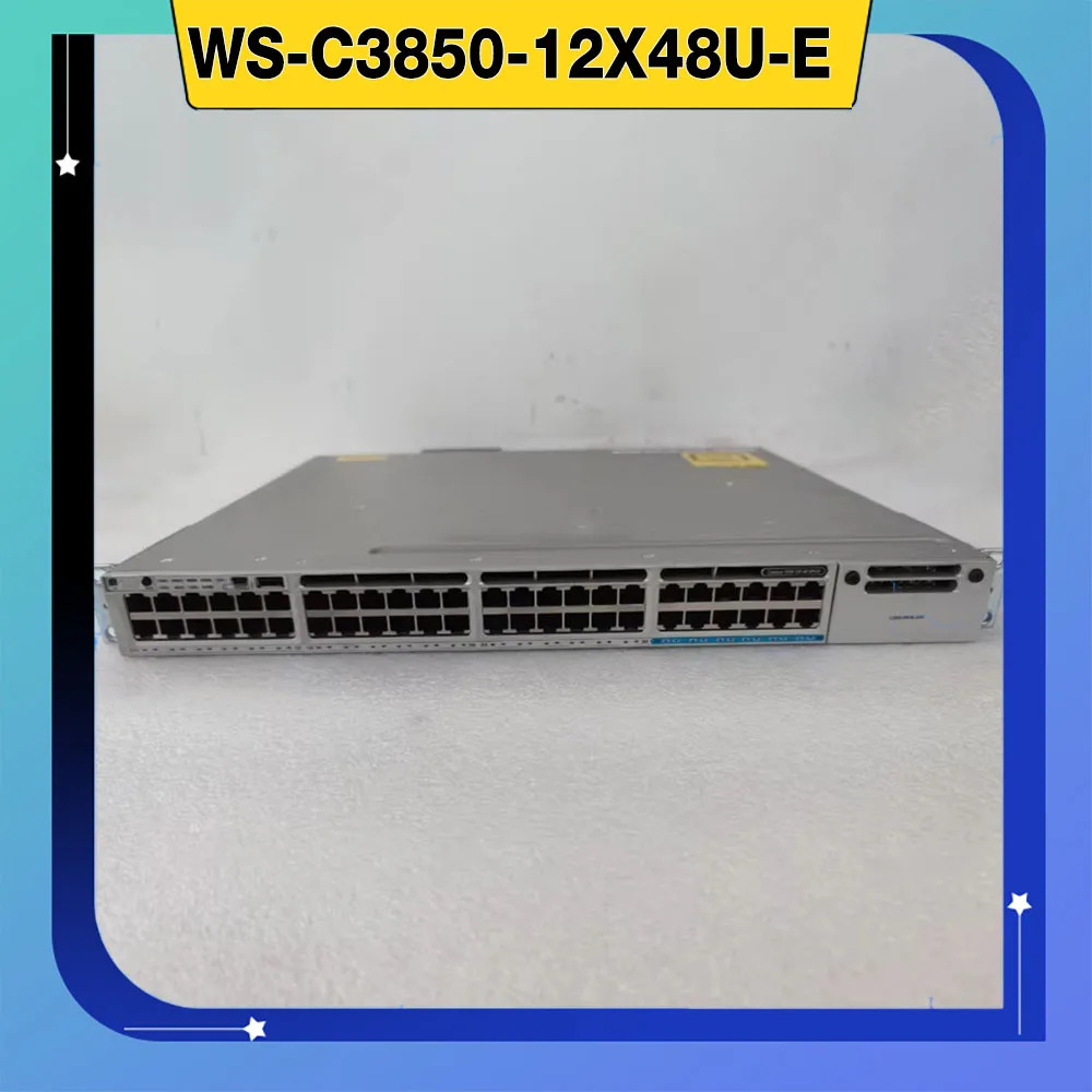 WS-C3850-12X48U-E 12포트 10G POE 스위치