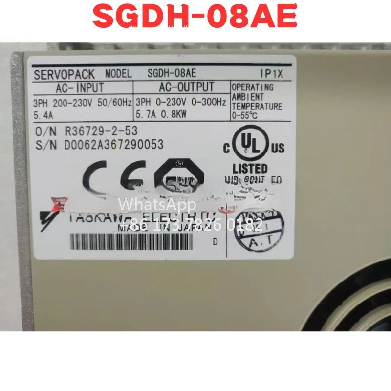 리퍼 서보 드라이브 SGDH-08AE 정상 기능 완료