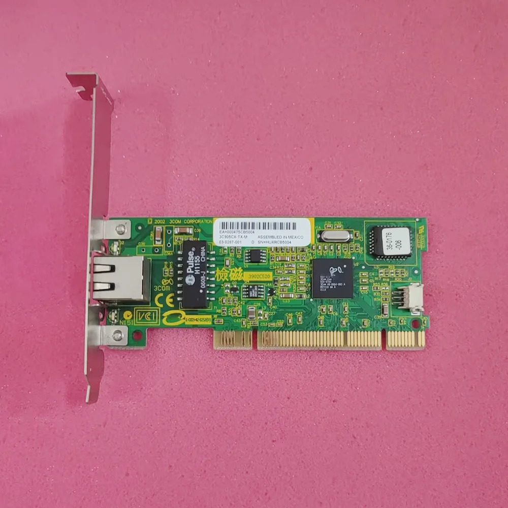 3COM 기가비트 네트워크 카드3C905CX-TX-M PCI 인터페이스 3C905CX-TXM 카드 산업컴퓨터 장비