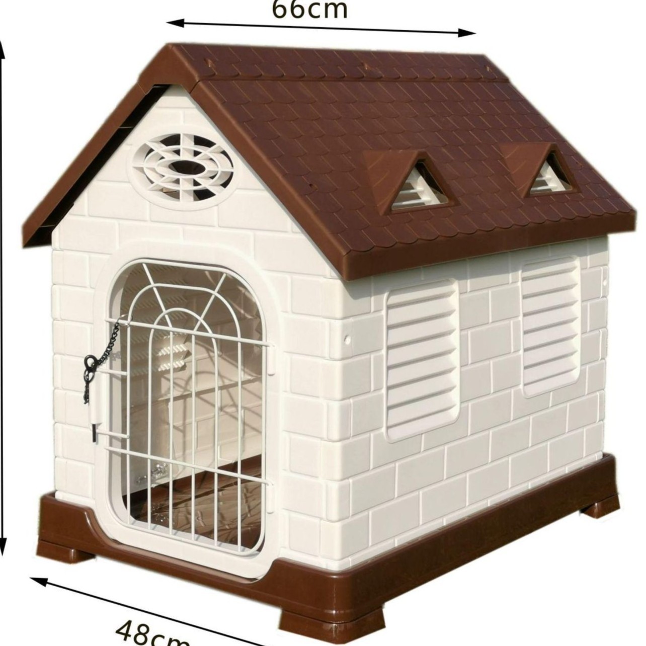 강아지하우스 플라스틱 실내 야외 비막이 애완동물 집