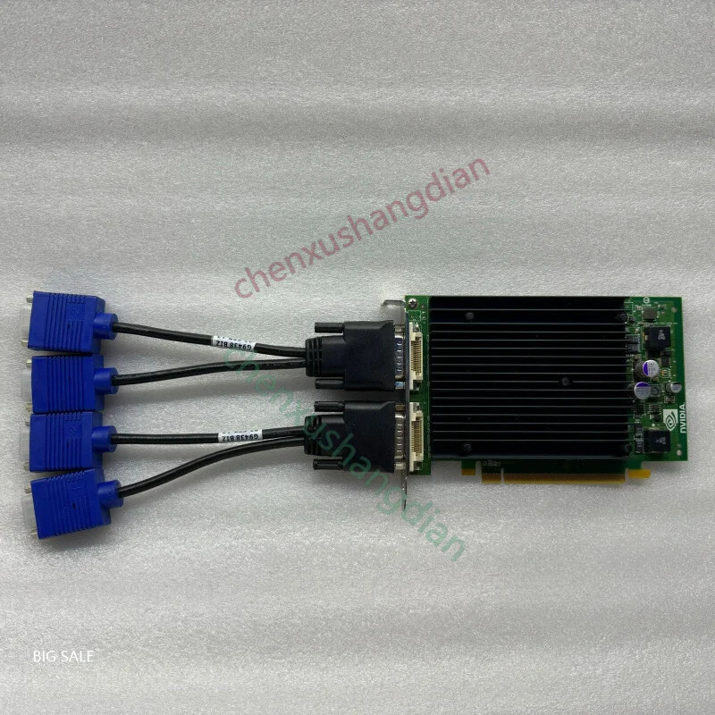 NVS440 멀티 스크린 그래픽 카드 256M 4 화면 PCI-E X16 용