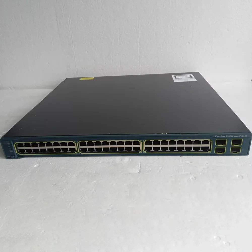 CISCO WS-C3560G-48PS-S 24 포트 48 풀 기가비트 POE 전원공급장치 네트워크 스위치용
