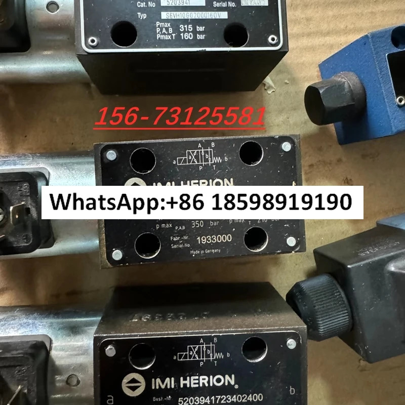 독일산 유압 솔레노이드 밸브 S6VH83S30200016FV S6VH10G02000160V