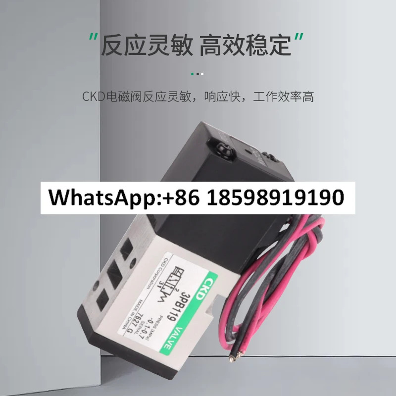 CKD 오리지널 솔레노이드 밸브 3PB110 06 B 3 3PB119 3PB219 00