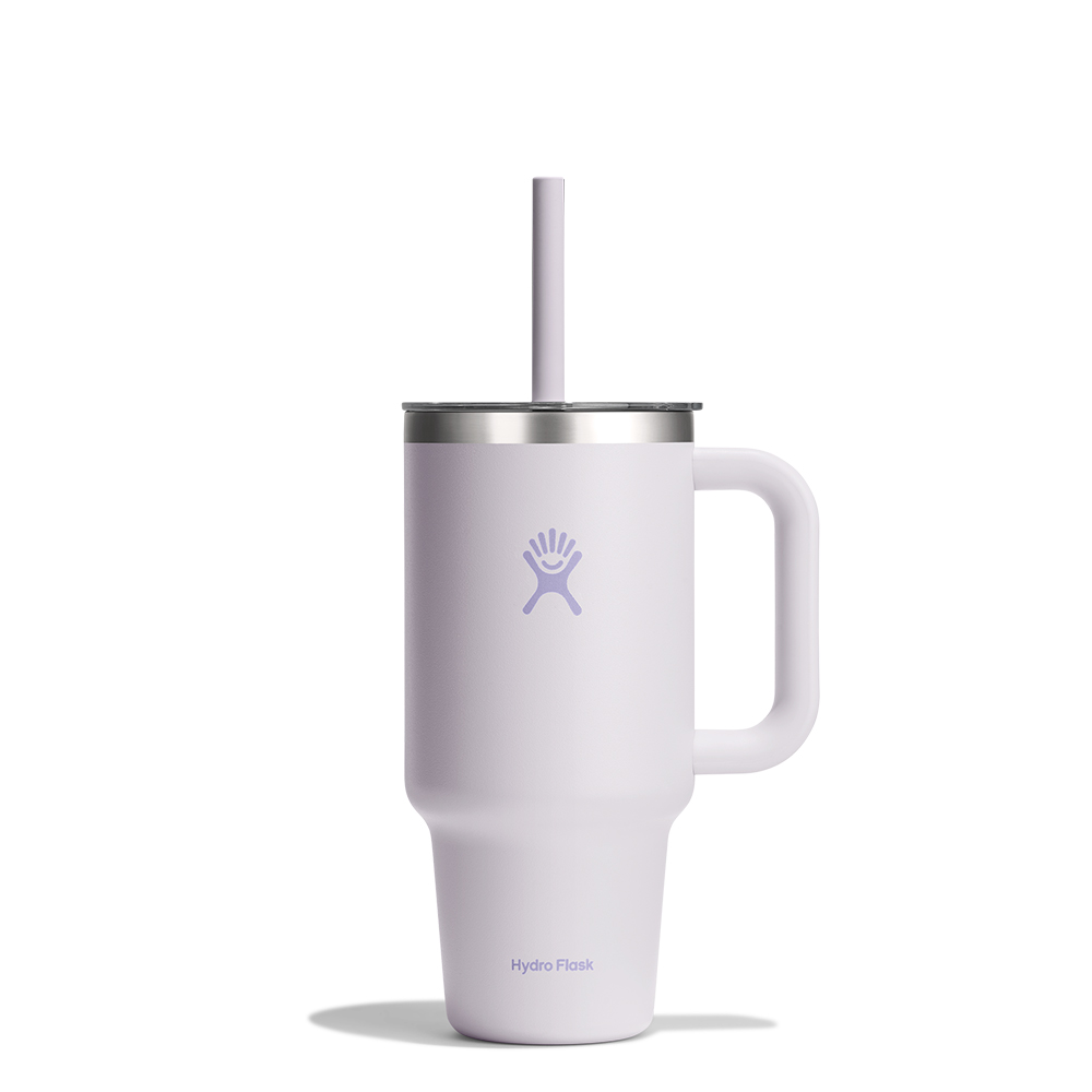 하이드로 플라스크 32온즈 946ml 올어라운드 트래블텀블러 클라우드 핑크 클리어리드 - 상품 이미지