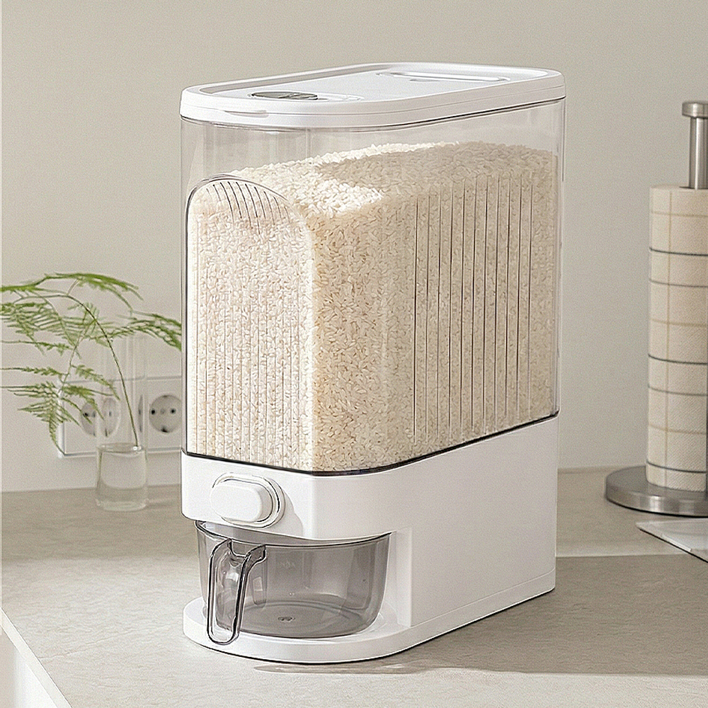 레토 쌀통 10kg 원터치 계량 밀폐 쌀보관 잡곡통 제품 이미지
