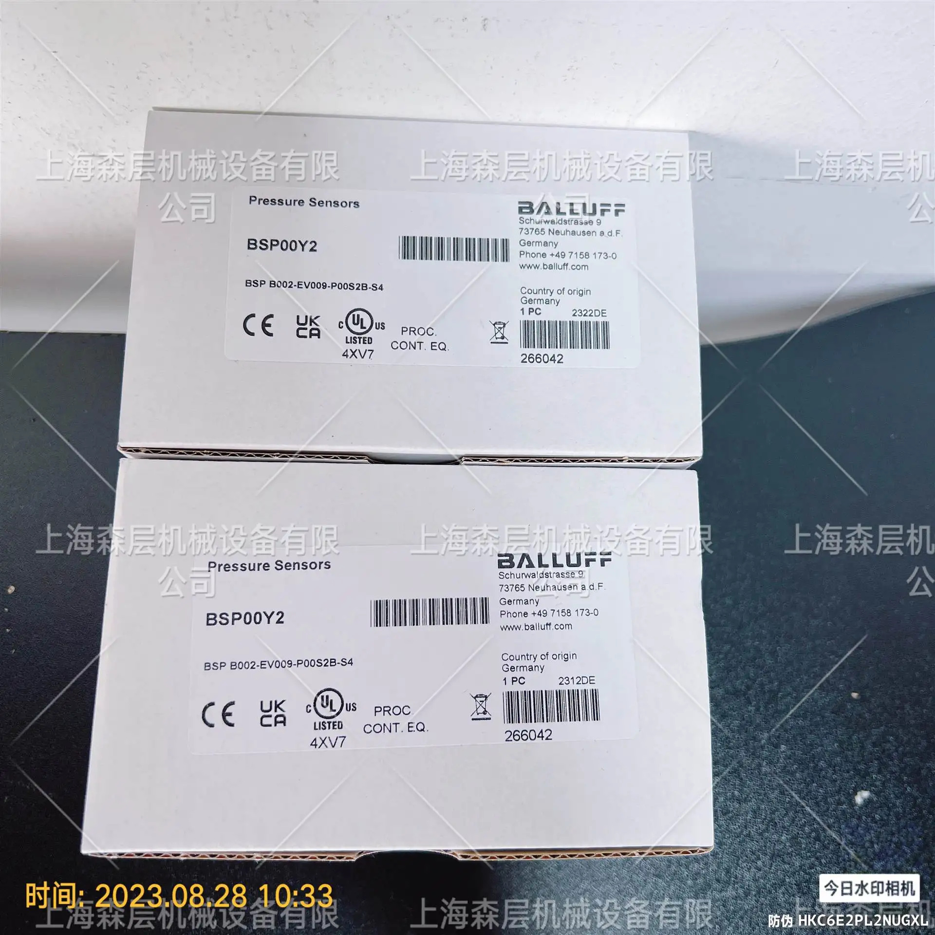 BALLUFF 압력센서 BSP B002-EV009-P00S0B-S4 포장