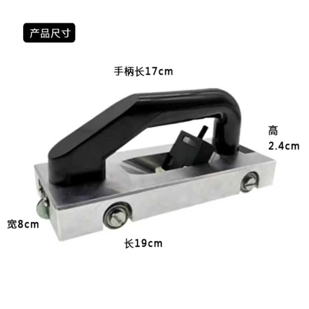 PVC 가이드 로라 바닥 나이프 도배 도구 홈파기 현장 개홈기+U자형 블레이드 10개 - 상세 이미지 2
