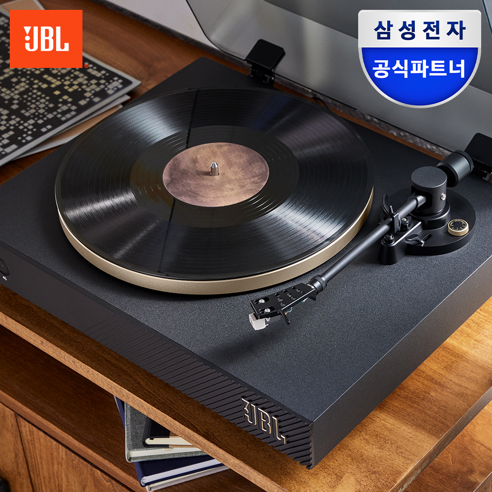 삼성전자 JBL SPINNER 블루투스 턴테이블 스피너 AptX-HD, 탈부착식 헤드쉘, 알루미늄 플래터, 고품질 무빙 마그넷 카트리지 JBLSPINNERBT 이미지 2
