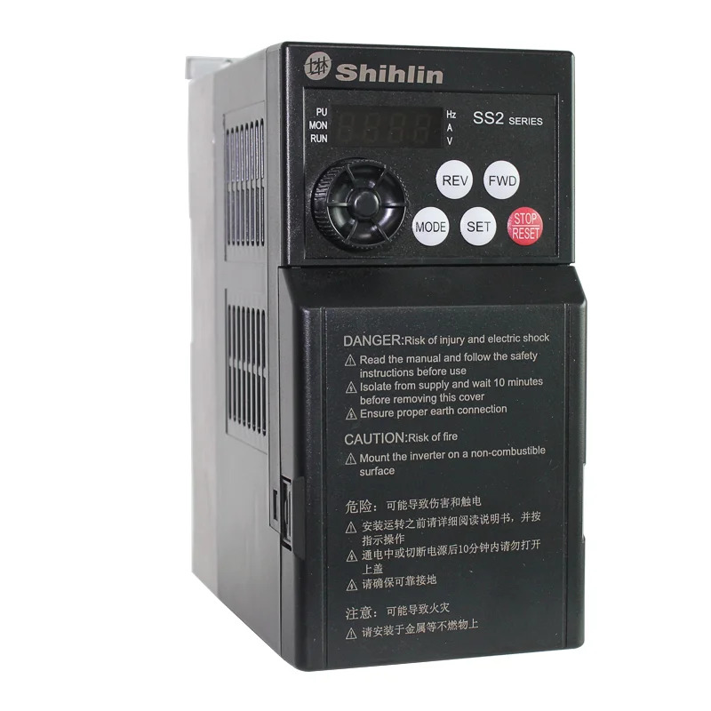 인버터 SS2-043-0.4K/1.5K/2.2K/3.7K 3상 380V 모터 속도조절기.1PCS