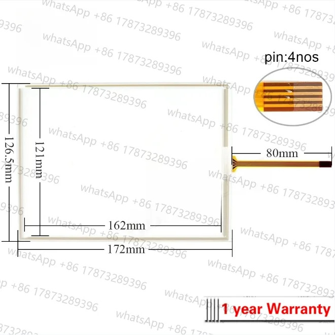 HITECH PWS6700C-P PWS6700C-N PWS6700T-N PWS6700T-P PWS6700T-PC 터치스크린 전면 필름터치스크린 유리 패널 디지타이저