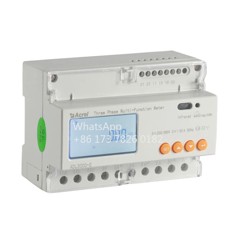 Acrel Din Rail 3상 스마트 에너지 미터 DTSD1352-C 태양광 발전 모니터링 제로 수출 장치