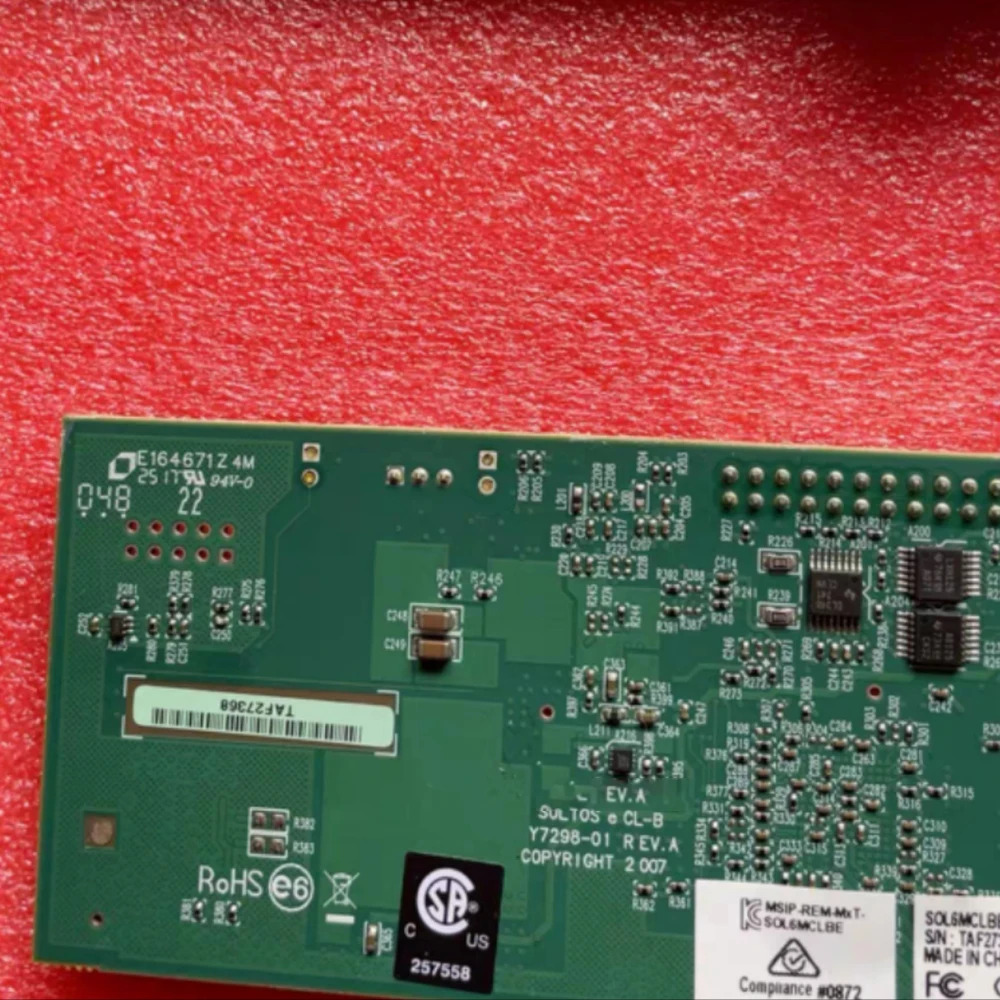 SOL6MCLBE Y7298-01 REV.A 산업수집 카드 PCIE
