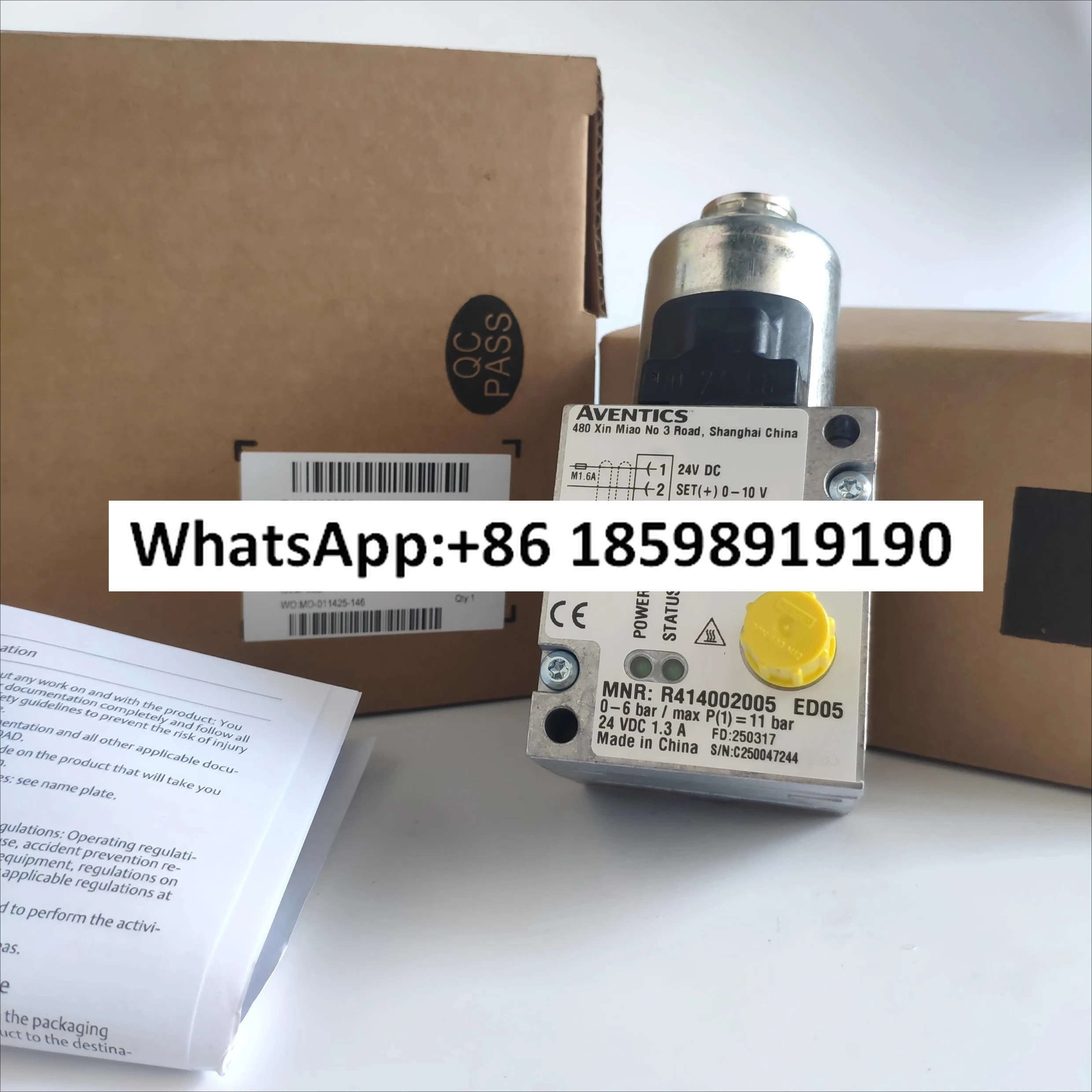 ED05 비례 밸브 R414002005 R414002004 압력 조절