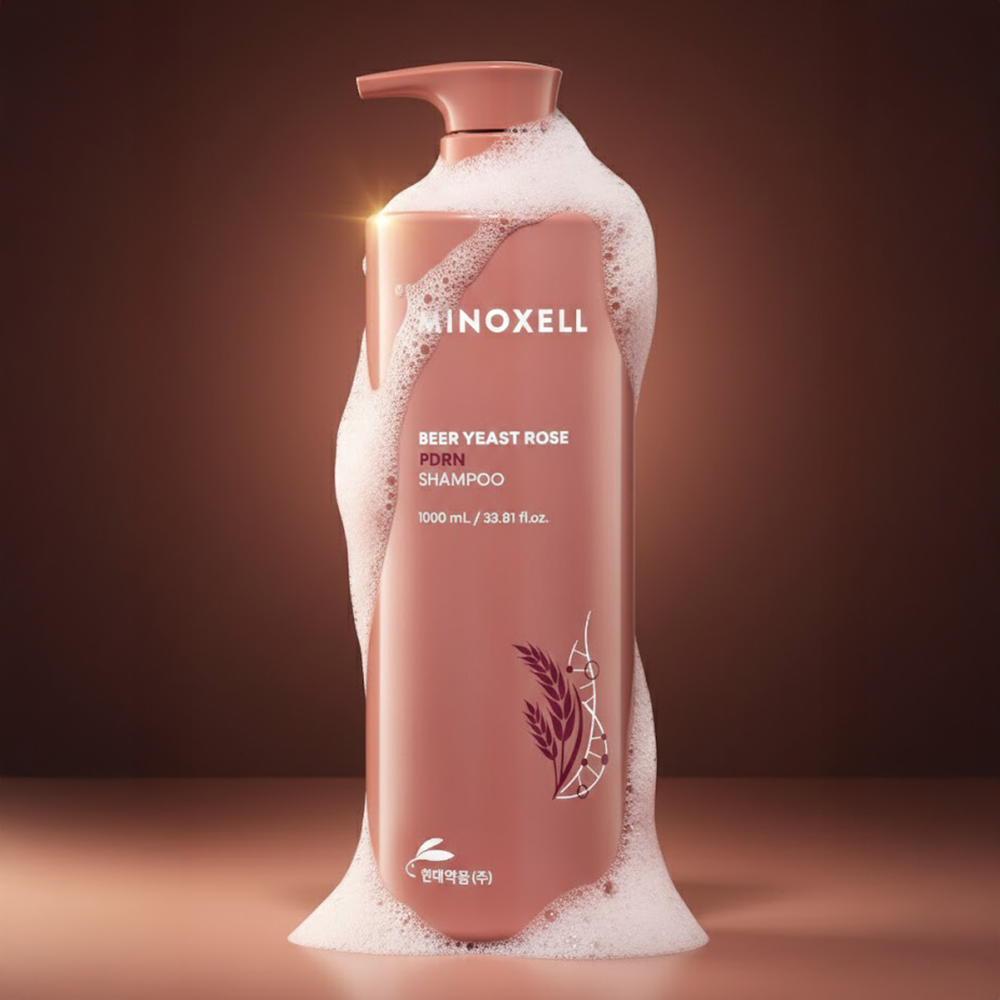 현대약품 마이녹셀 맥주효모 로즈PDRN 탈모샴푸 1000ml, 3개 이미지 2