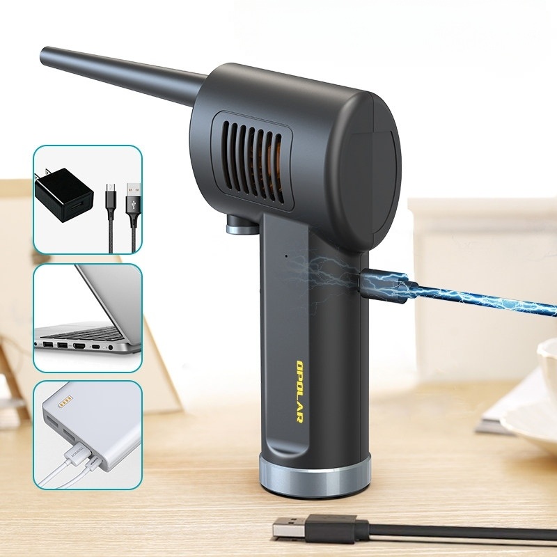 에어건 컴퓨터 에어건 청소용 강력 무선 블랙 40000rpm 6000mAh 대용량 충전식 - 상세 이미지 4
