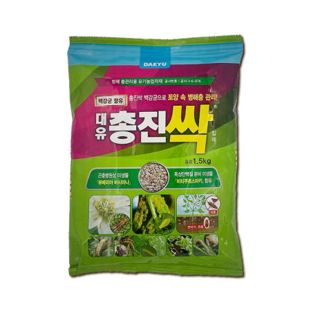 [자체제작]대유 총진싹 입제 1.5kg (유기농 병해충관리 친환경미생물제재)