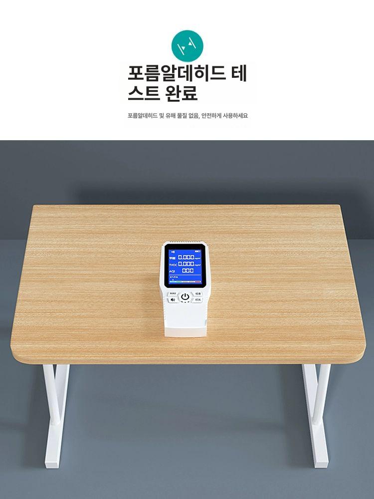 프린터 선반 브래킷 책상 캐비닛 데스크탑 스탠드 정리대 화이트 내추럴 우드 보드 기본모델 - 상세 이미지 3