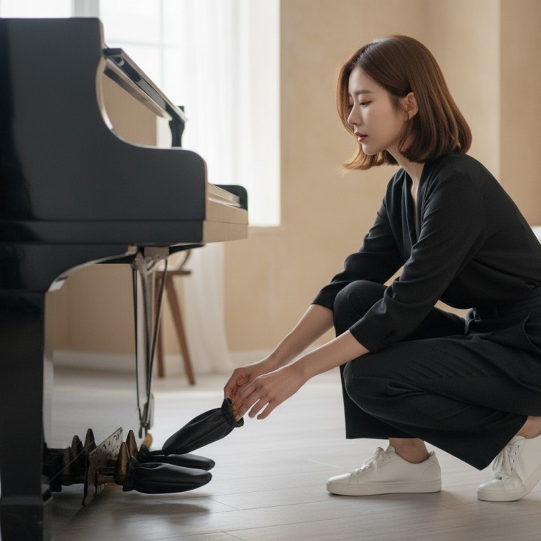 피아노 페달 방진패드 음향기기 미끄럼 방지 액세서리