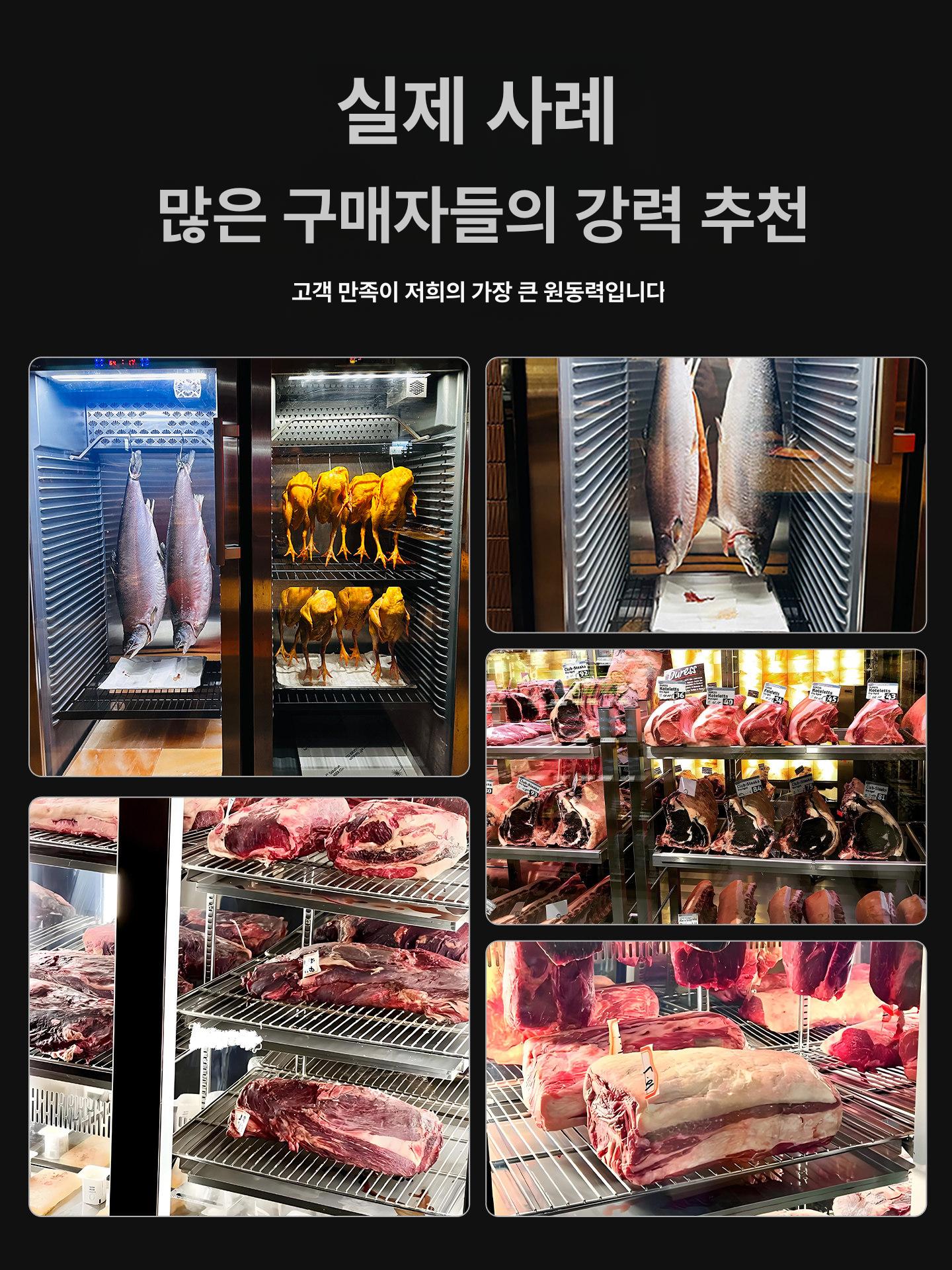 업소용 고기 숙성고 냉장고 드라이에이징 230L 단일문 0~10 - 상세 이미지 3