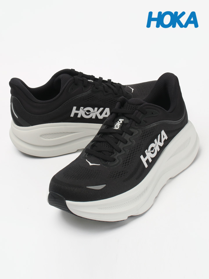호카 운동화 본디9 와이드 남성 런닝화 블랙 화이트 1162013-BWHT