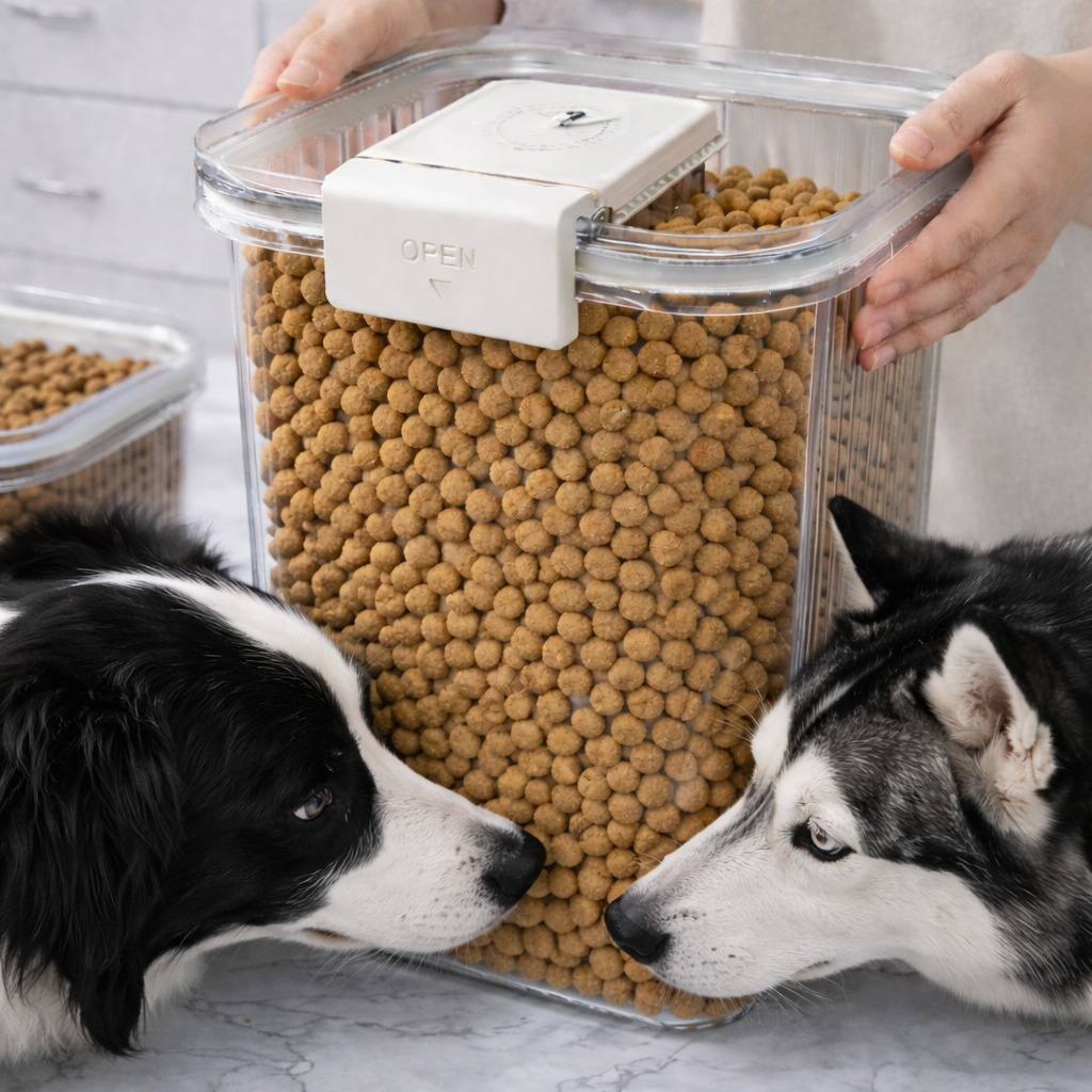 댕그래 강아지 고양이 진공사료통 15L 2개 이미지 6